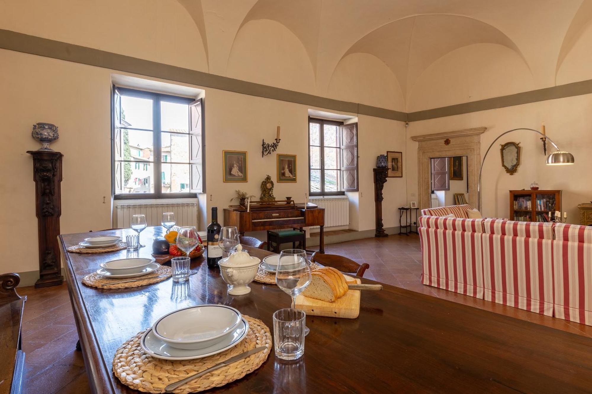 Palazzo Costanti - A 8 Minuti Dalle Terme Apartment San Quirico d'Orcia Exterior photo
